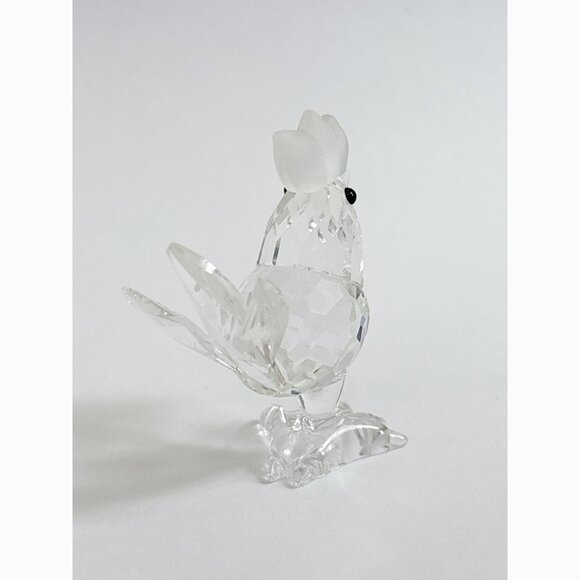 Swarovski - Rooster/Cockerel RETIRED Crystal & Frosted Figure - Picture 5 of 9